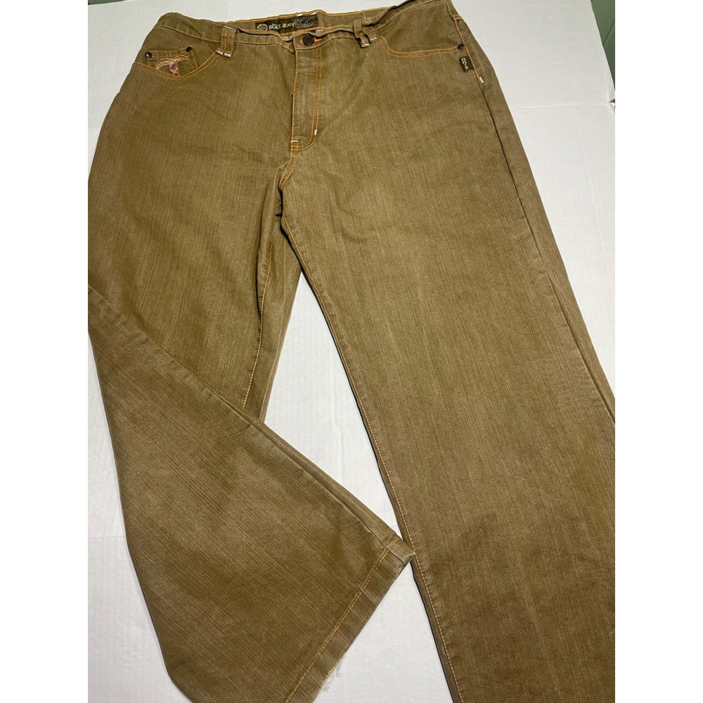 Noiz Jeans Mens Size 40 Relaxed Fit Tan Brown Denim Pants Casual‎ Workwear